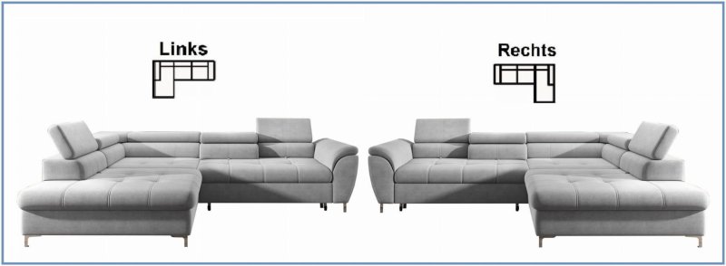 Links Rechts Tempo Ecksofa