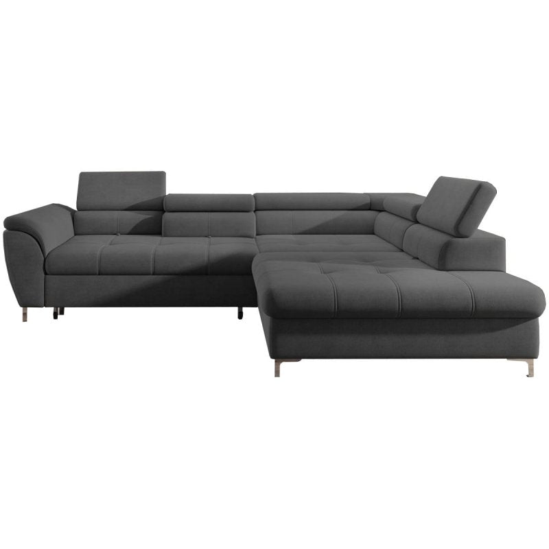 Ecksofa TEMPO mit Relaxfunktion Sitztiefenverstellung Schlafsofa mit Bettkasten