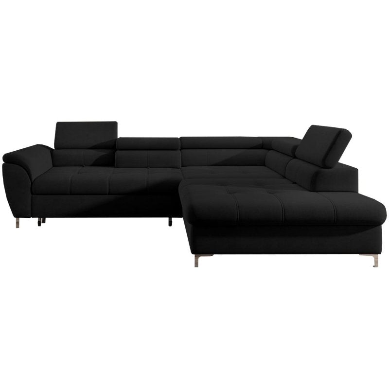 Ecksofa TEMPO mit Relaxfunktion Sitztiefenverstellung Schlafsofa mit Bettkasten