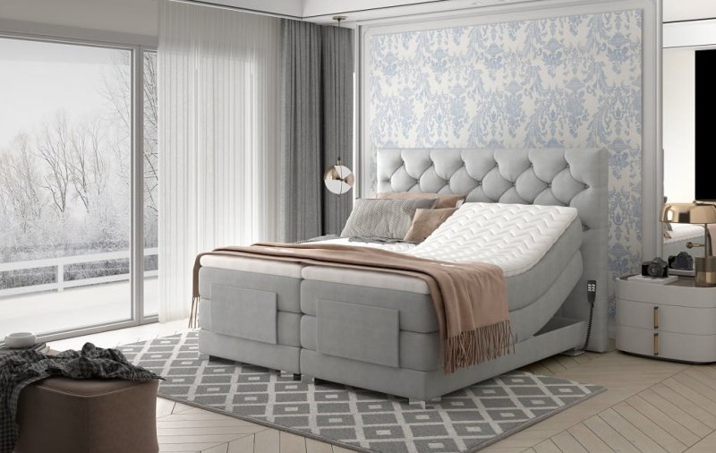 Boxspringbett COLEEN Hotelbett elektrisch kontinentales Bett