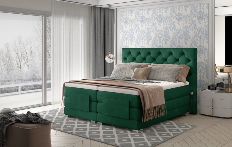 Boxspringbett COLEEN Hotelbett elektrisch kontinentales Bett