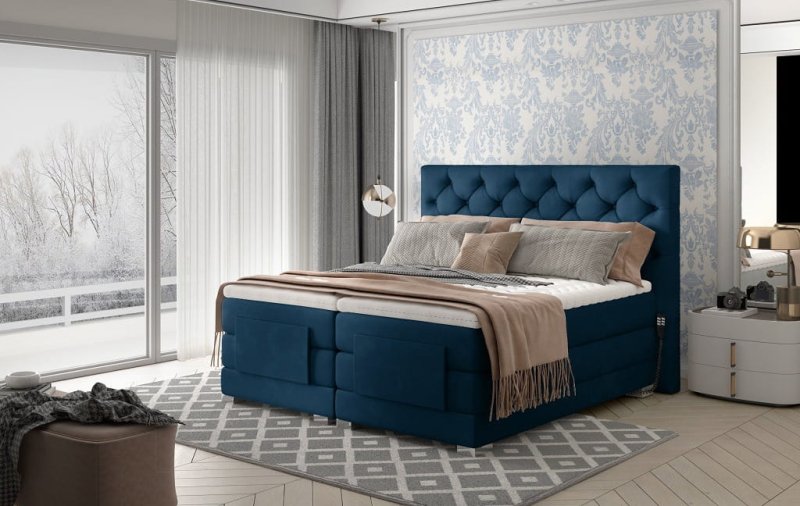 Boxspringbett COLEEN Hotelbett elektrisch kontinentales Bett