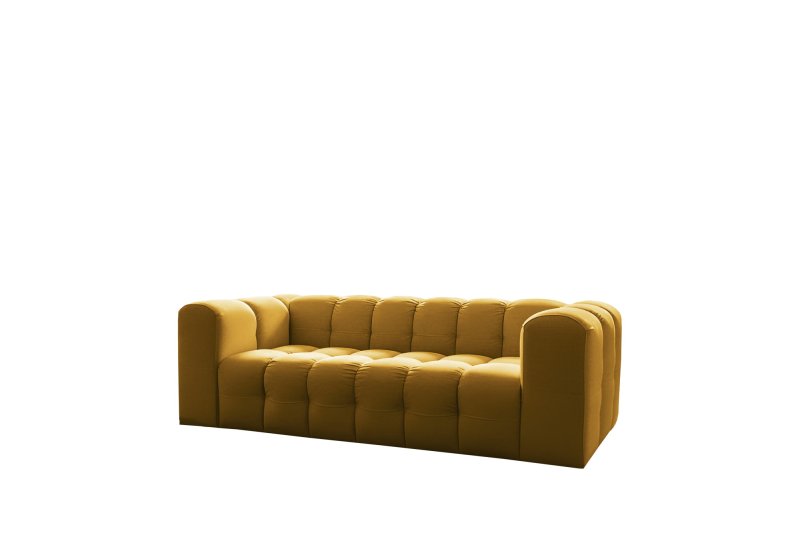 Baloo 3-Sitzer Sofa Senf Stoff Tiffany 08