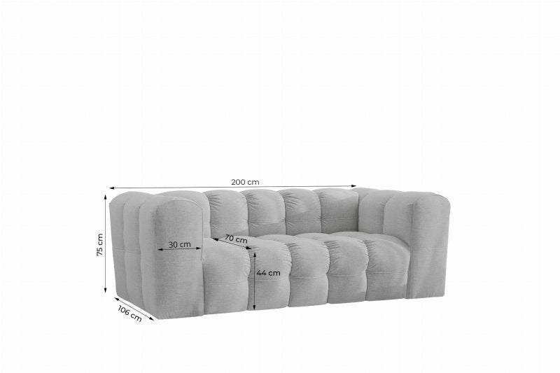 Baloo 2-Sitzer Sofa Maße
