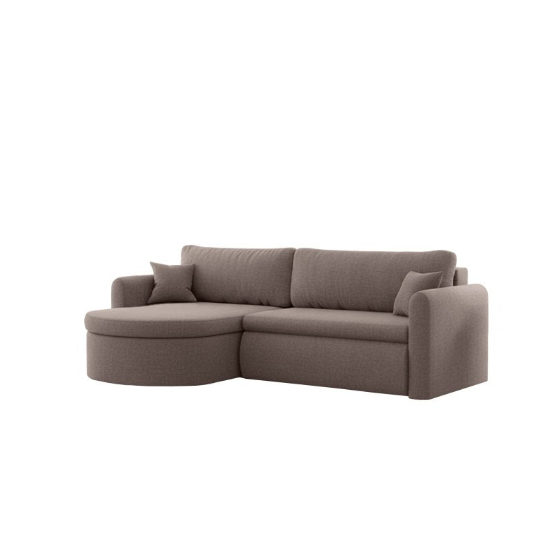Verona L Ecsofa Stoff Faro Braun