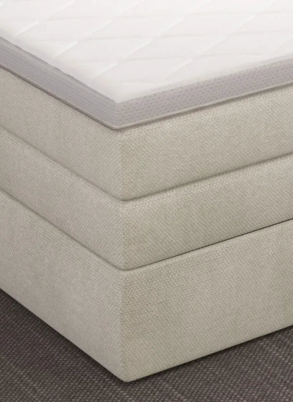 Boxspringbett PALACE mit 7-Zonen-Taschenfederkern & Bettkasten – modernes Polsterbett