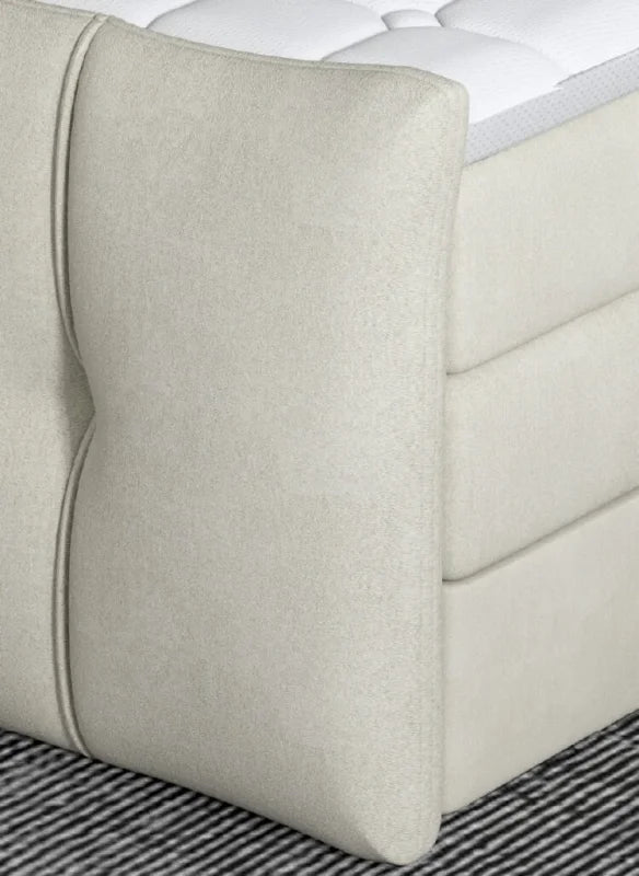Boxspringbett mit 7-Zonen-Taschenfederkern & Stauraum - Detail