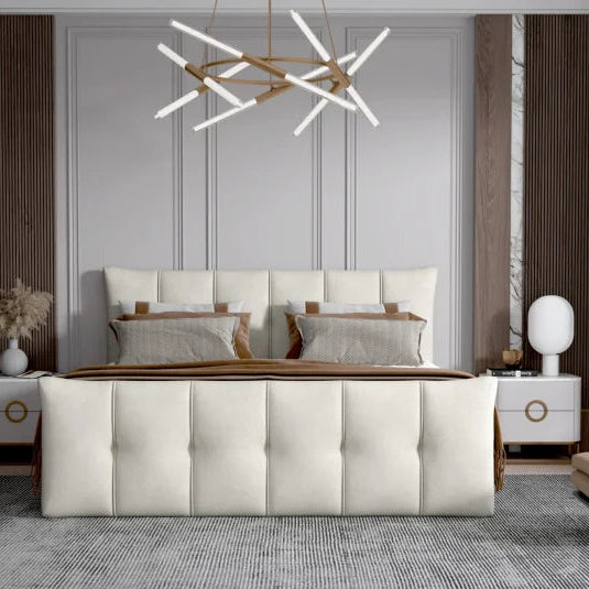 Sofia – Modernes Boxspringbett mit 7-Zonen-Taschenfederkern & Stauraum, stilvolles Design, hoher Komfort