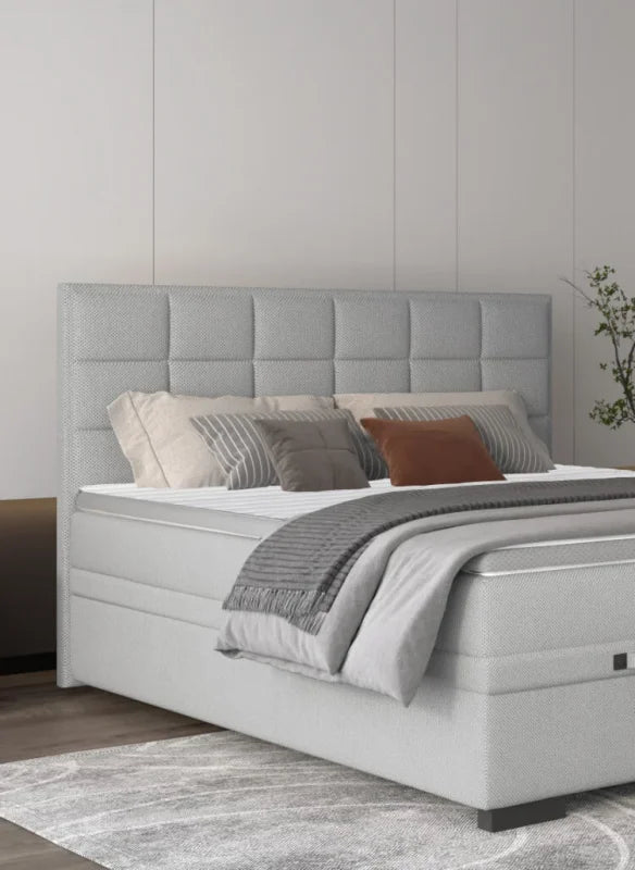 SEMENO Boxspringbett mit 7-Zonen Taschenfederkernmatratze Detail