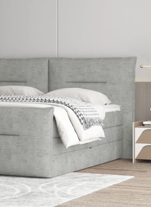 Boxspringbett Elma – elegantes Design, doppelter Komfort & Stauraum - Detail