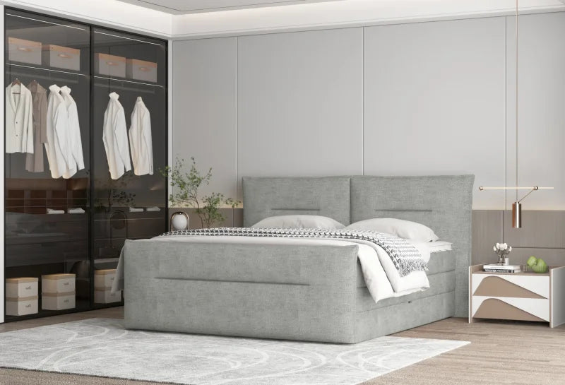 Boxspringbett Elma – elegantes Design, doppelter Komfort & Stauraum - Detail