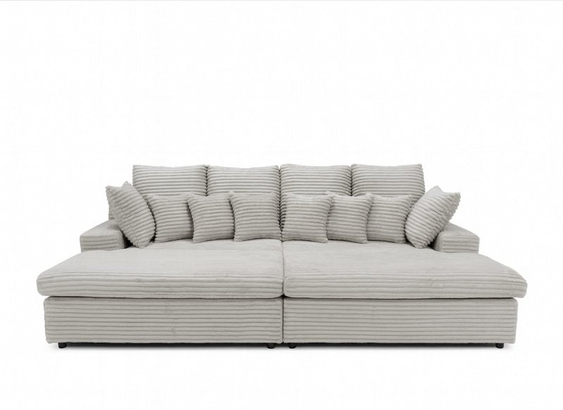 Sofa LAZY – große Familiencouch mit HR-Schaum & Schlaffunktion