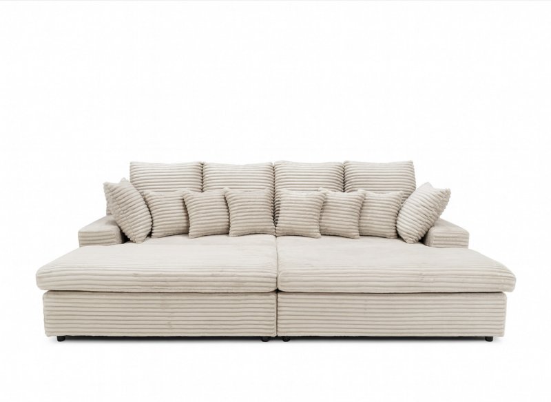 Sofa LAZY – große Familiencouch mit HR-Schaum & Schlaffunktion
