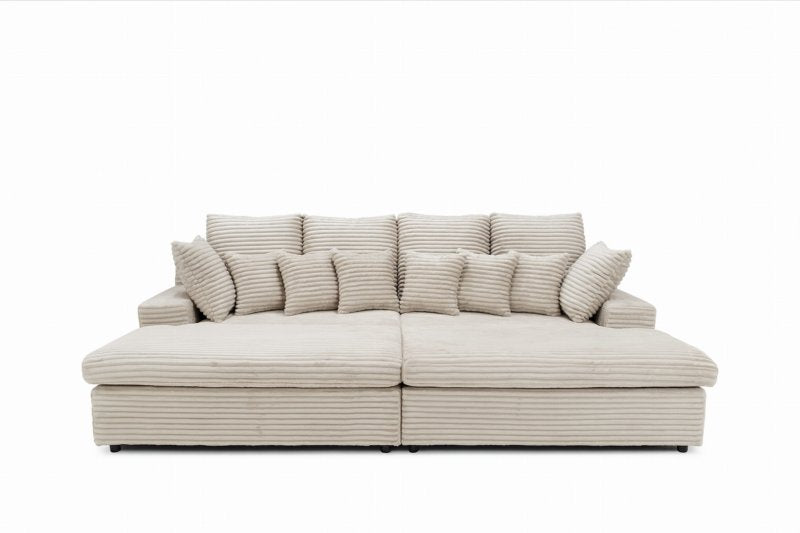 Sofa LAZY – große Familiencouch mit HR-Schaum & Schlaffunktion