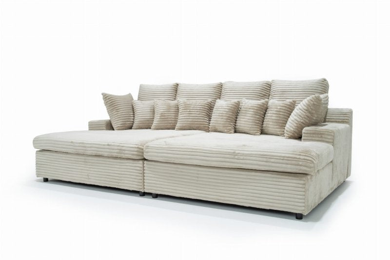 Sofa LAZY – große Familiencouch mit HR-Schaum & Schlaffunktion