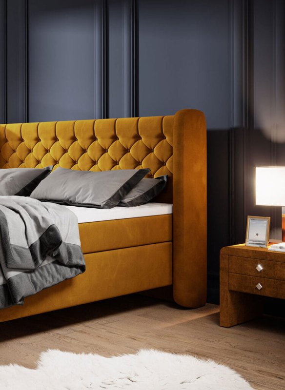 Boxspringbett Madison – Eleganz & Komfort vereint | Hochwertiges Bett mit 7-Zonen-Taschenfederkern