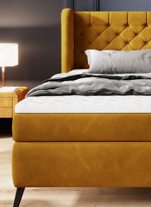 Boxspringbett Madison – Eleganz & Komfort vereint | Hochwertiges Bett mit 7-Zonen-Taschenfederkern