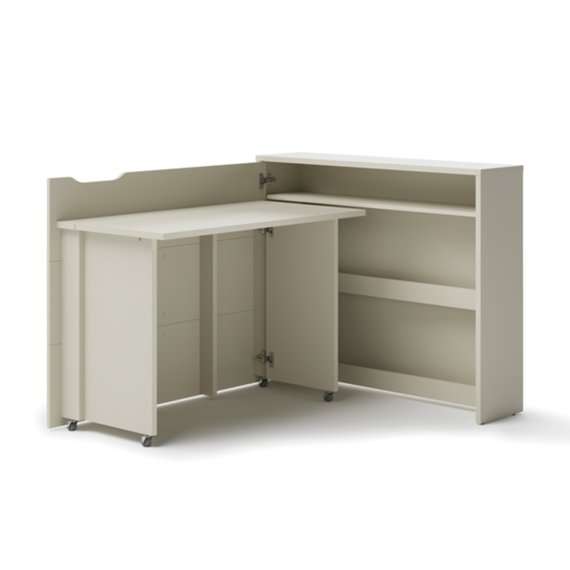 Schreibtisch Lenart WORK CONCEPT ausklappbarer Klappschreibtisch Kashmir Beige