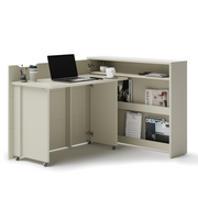 Schreibtisch Lenart WORK CONCEPT ausklappbarer Klappschreibtisch Kashmir Beige