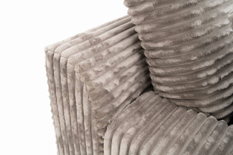 LAZY ONE Chaiselongue im modernen Cord-Look Detail