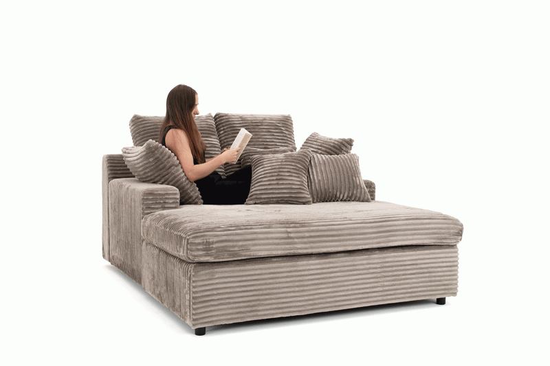 LAZY ONE Chaiselongue im modernen Cord-Look