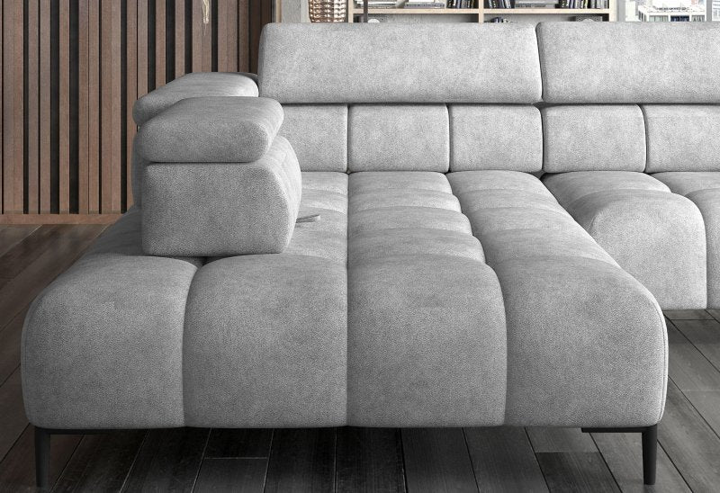 Ecksofa PLAZA L mit Relaxfunktion und Sitztiefenverstellung Elektrisch Sofa