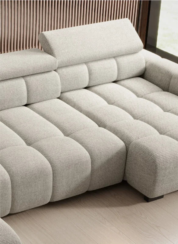 BULL XL Ecksofa – große Wohnlandschaft mit elektrischer Sitztiefenverstellung