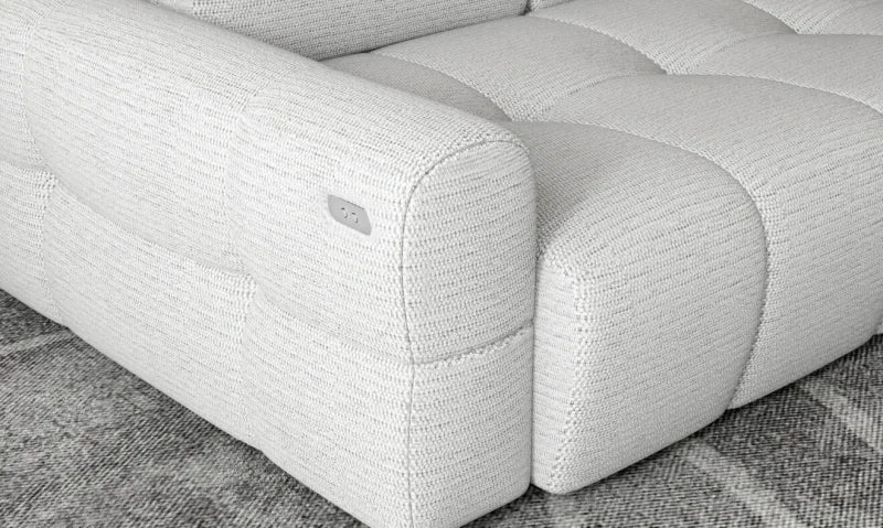 MATEO S – Ecksofa mit Schlaffunktion und Relax, Aufbewahrungsbox, verstellbare Kopfstützen