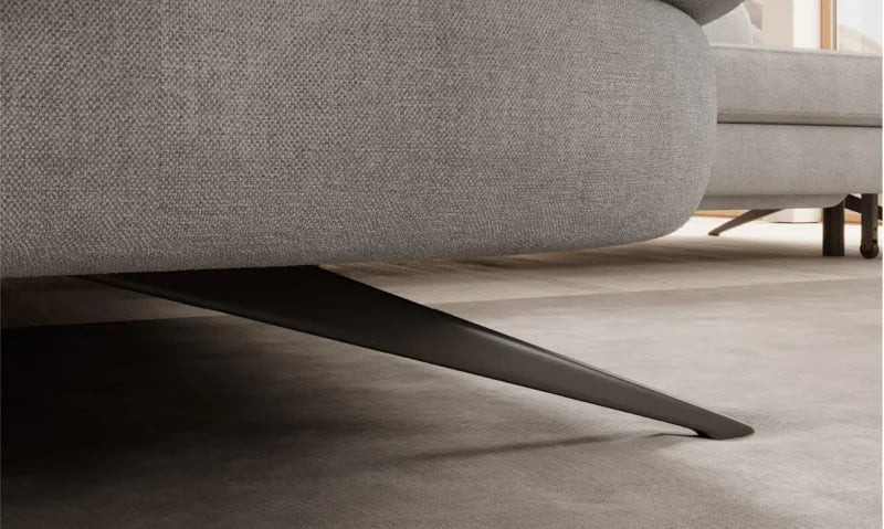 OTIS L Ecksofa mit Schlaffunktion und Bettkasten – modernes Design & Komfort 358x223 cm - Stoff Aurora 15