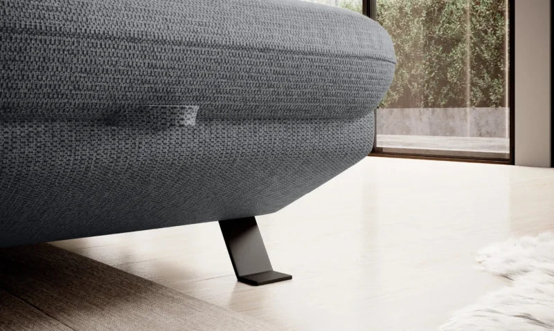 Ecksofa RAVEN L mit Schlaffunktion, RELAX-Kopfstützen & Bettkasten – modernes, minimalistisches Komfortsofa für Ihr Wohnzimmer
