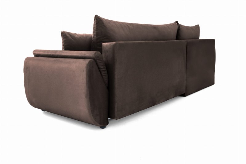 Ecksofa OTI mit Schlaffunktion und Bettkasten - Monolith 15