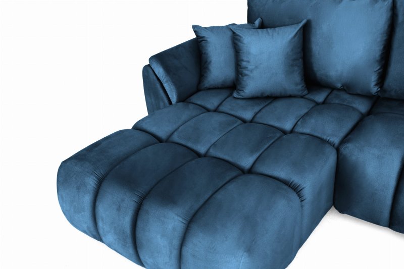 Ecksofa OTI mit Schlaffunktion und Bettkasten - Monolith 77