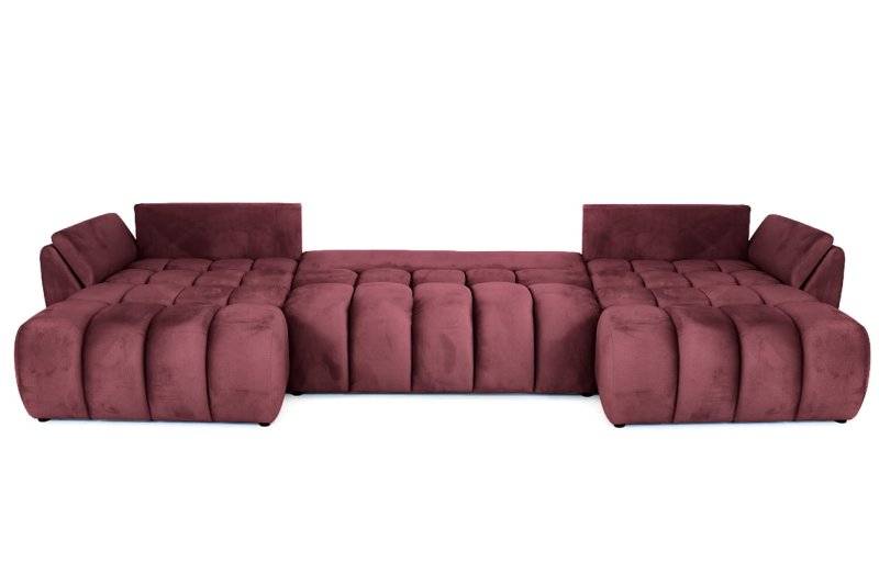Ecksofa OTI U mit Schlaffunktion und Bettkasten - Monolith 69