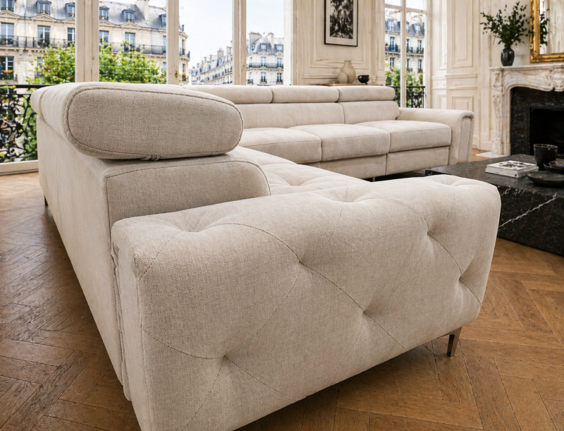 Ecksofa mit Schlaffunktion und Bettkasten - Ecksofa Orion I Relax