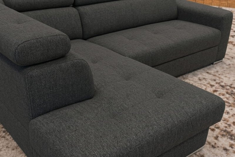 Ecksofa mit Schlaffunktion und Bettkasten - Ecksofa Margo I