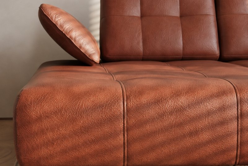 DANTE Ecksofa Echtleder