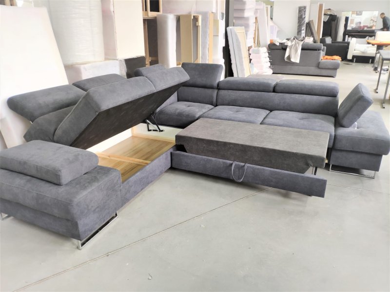 Ecksofa mit Schlaffunktion