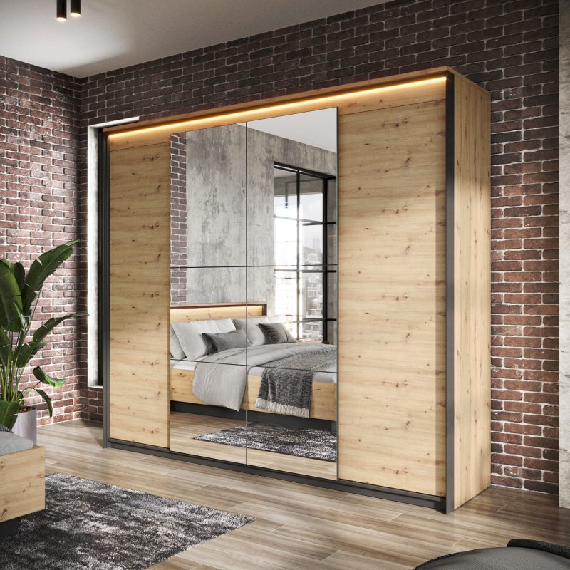 Kleiderschrank QUANT 5 Beleuchtung