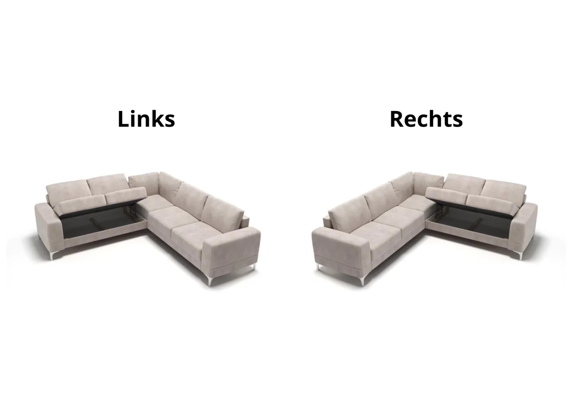 Ecksofa Leder ARIA  MAX Ledersofa L-Form 250×250 Schlaffunktion und Bettkasten, Dunkelbraun (B-29)