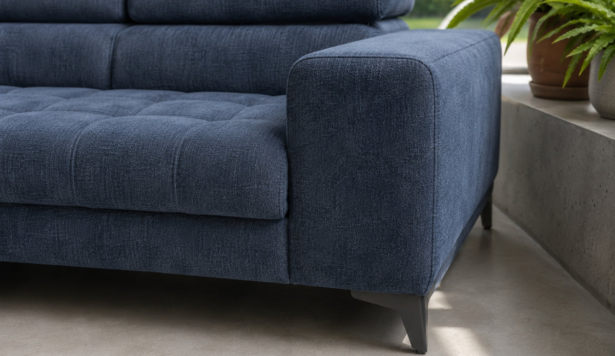 Ecksofa ASTOLA Schlaffunktion Relaxfunktion Bettkasten ausziehbare Rückenlehne - Beige (Sorella 05)