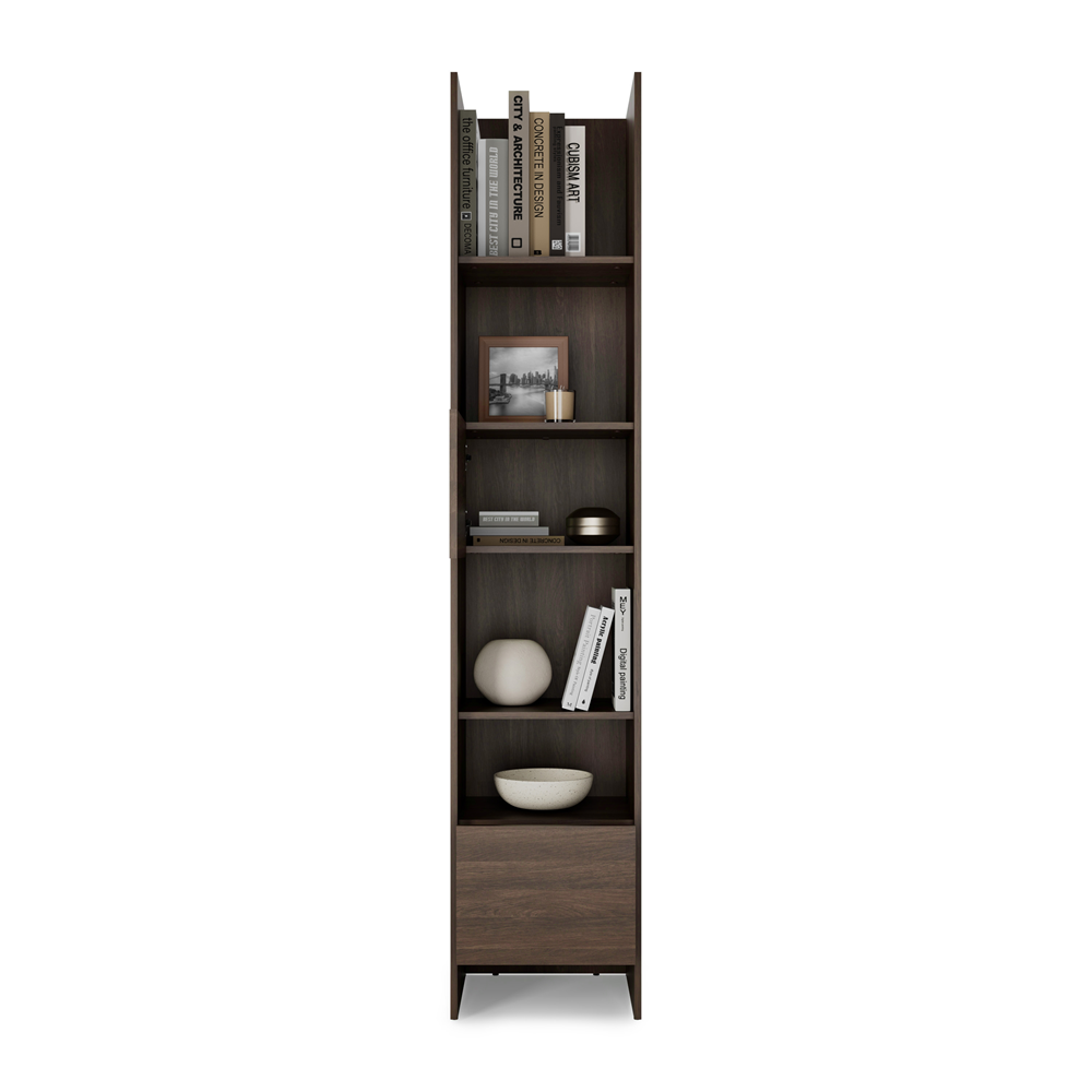 Bücherregal für Schrankbett Lenart BED CONCEPT BC-23 Dunin-Eiche 44 cm
