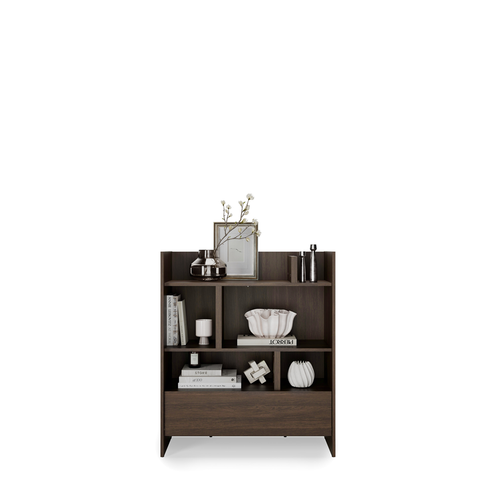 Kleines Bücherregal für Schrankbett Lenart BED CONCEPT BC-25 Dunin-Eiche 92/108 cm