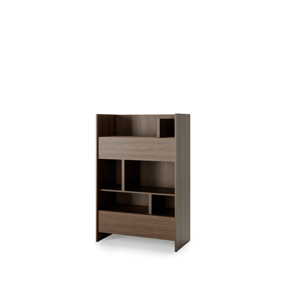 Kleines Bücherregal für Schrankbett Lenart BED CONCEPT BC-26 Dunin-Eiche 92/138 cm