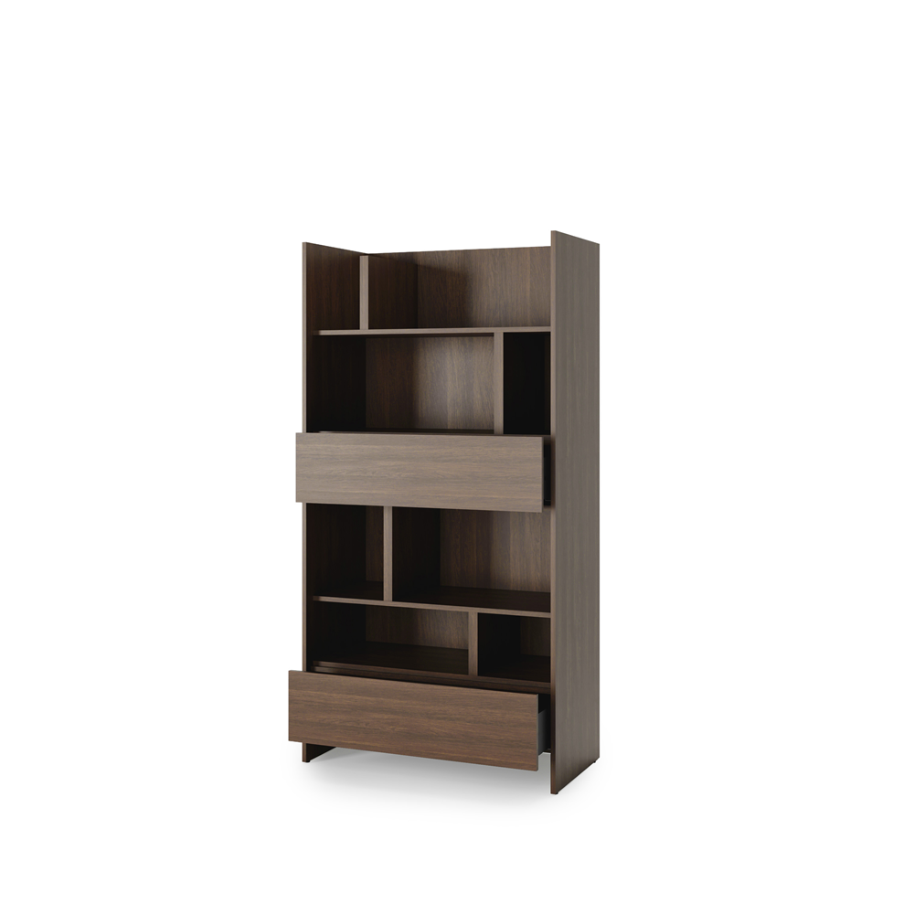 Kleines Bücherregal für Schrankbett Lenart BED CONCEPT BC-28 Dunin-Eiche 92/178 cm