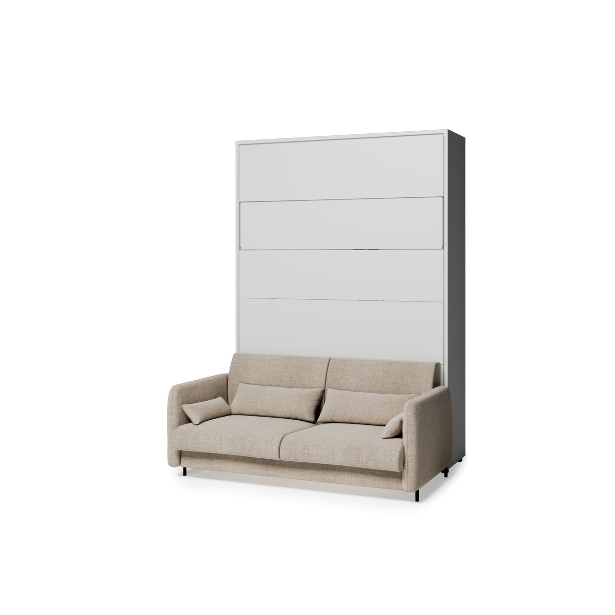 Elektrisches Schrankbett 140x200 BED CONCEPT BC-36 mit Kopfteil - Weiß
