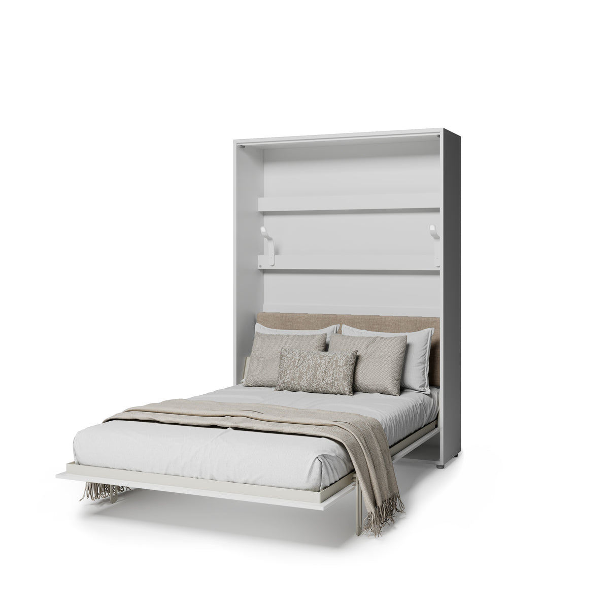 Elektrisches Schrankbett 140x200 BED CONCEPT BC-36 mit Kopfteil - Weiß