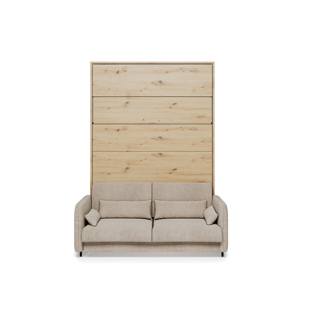 Elektrisches Schrankbett 140x200 BED CONCEPT BC-36 mit Kopfteil - Eiche Artisan