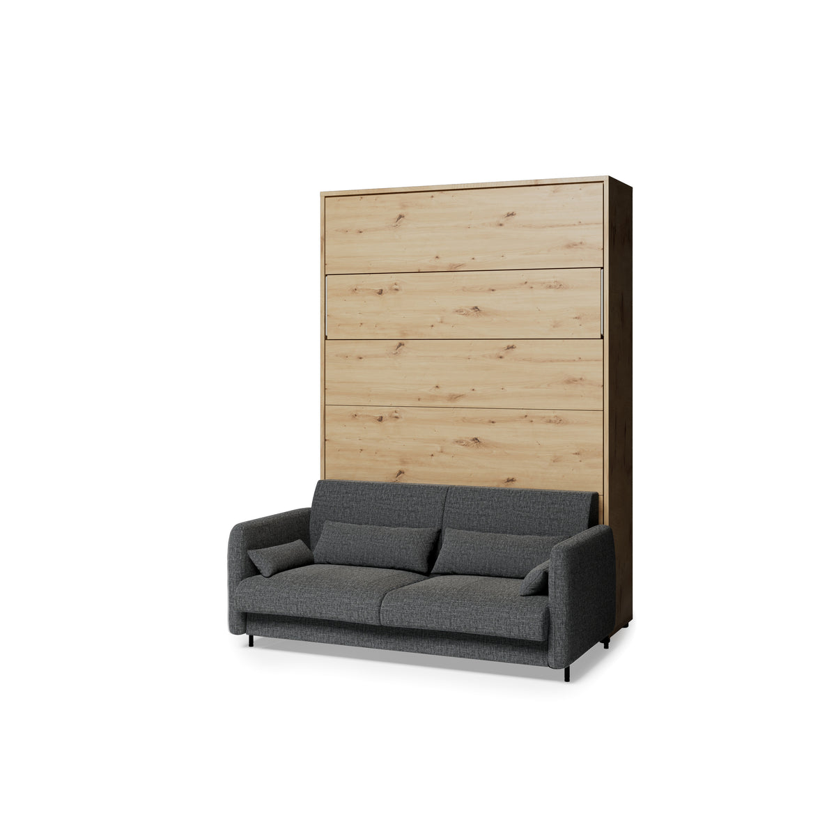 Elektrisches Schrankbett 140x200 BED CONCEPT BC-36 mit Kopfteil - Eiche Artisan