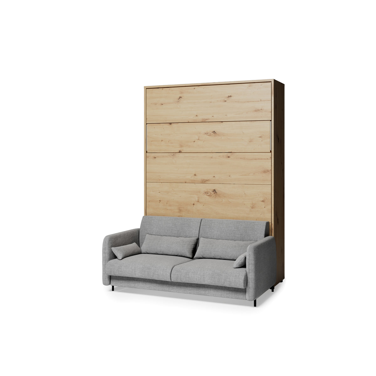 Elektrisches Schrankbett 140x200 BED CONCEPT BC-36 mit Kopfteil - Eiche Artisan