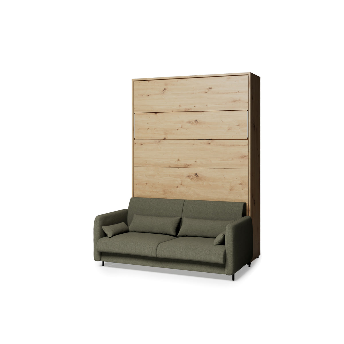 Elektrisches Schrankbett 140x200 BED CONCEPT BC-36 mit Kopfteil - Eiche Artisan
